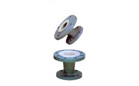 四川异径管带法兰内衬PTFE(F4)或ETFE(F4)